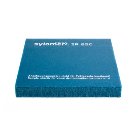 Sylomer SR 850 | бирюзовый |  лист 1200 х 1500 х 12,5 мм 